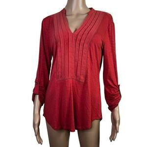 Dolan Women’s Top Blouse Red Pullover Size 0